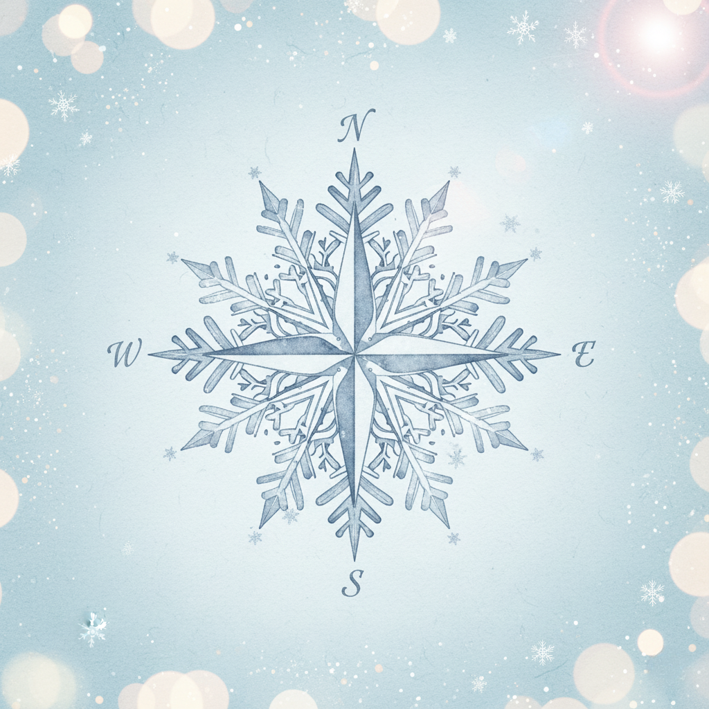 Winter Travel Memories Magnet Collection – 5 × 5 cm Square (Set of 9)