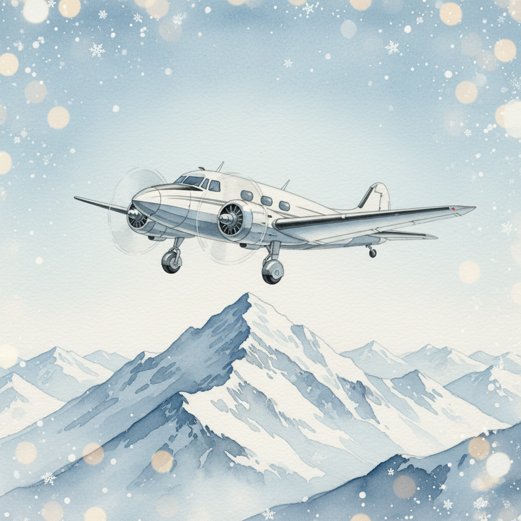 Winter Travel Memories Magnet Collection – 5 × 5 cm Square (Set of 9)