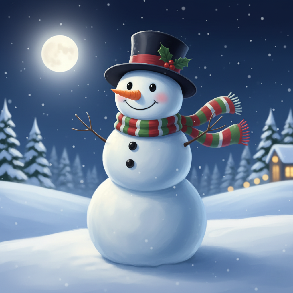 Cozy Christmas Magnet Collection – 5 × 5 cm Square (Set of 9)