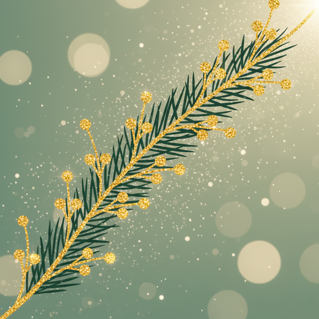 Minimalist & Elegant Christmas Magnet Set – 5 × 5 cm Square Magnets (Set of 9)