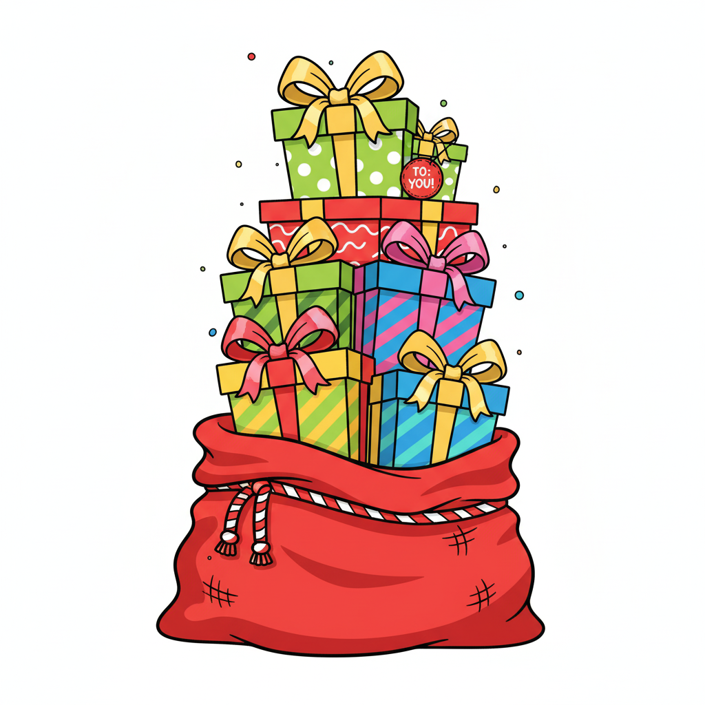 Playful & Fun Christmas Magnet Set – 5 × 5 cm Square Magnets (Set of 9)