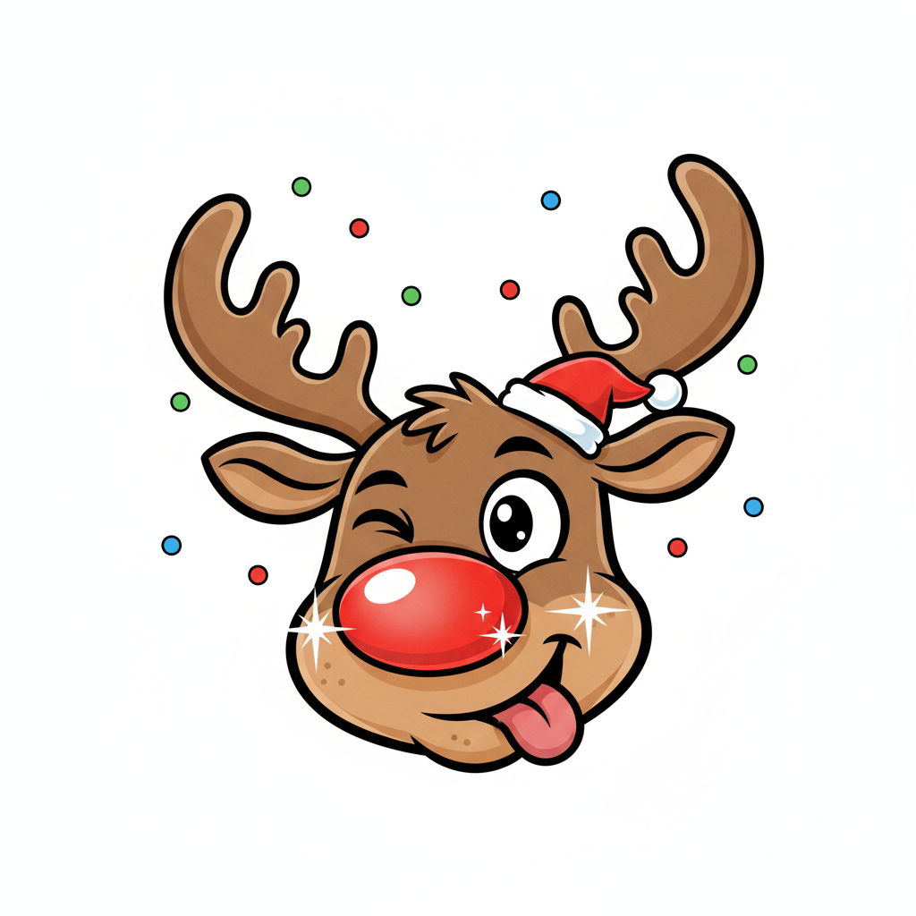 Playful & Fun Christmas Magnet Set – 5 × 5 cm Square Magnets (Set of 9)