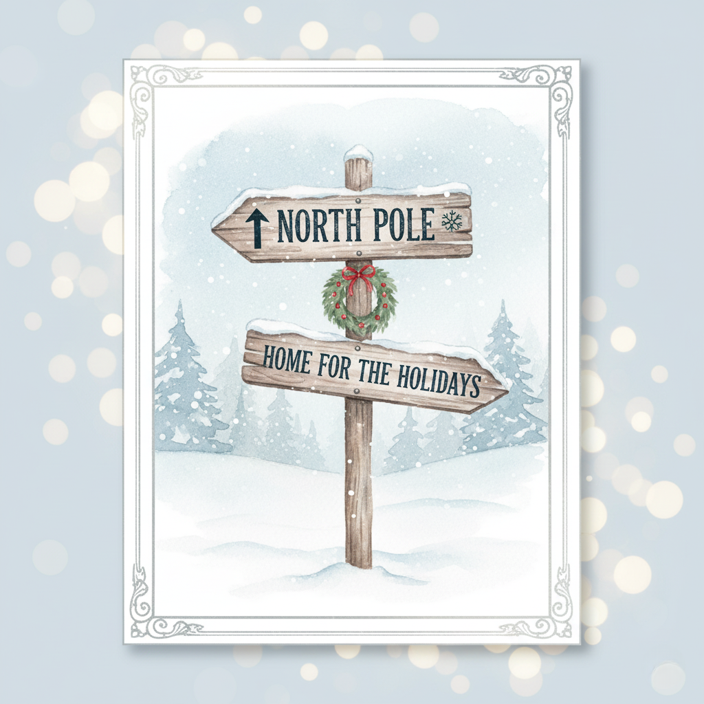 Winter Travel Memories Magnet Collection – 5 × 5 cm Square (Set of 9)