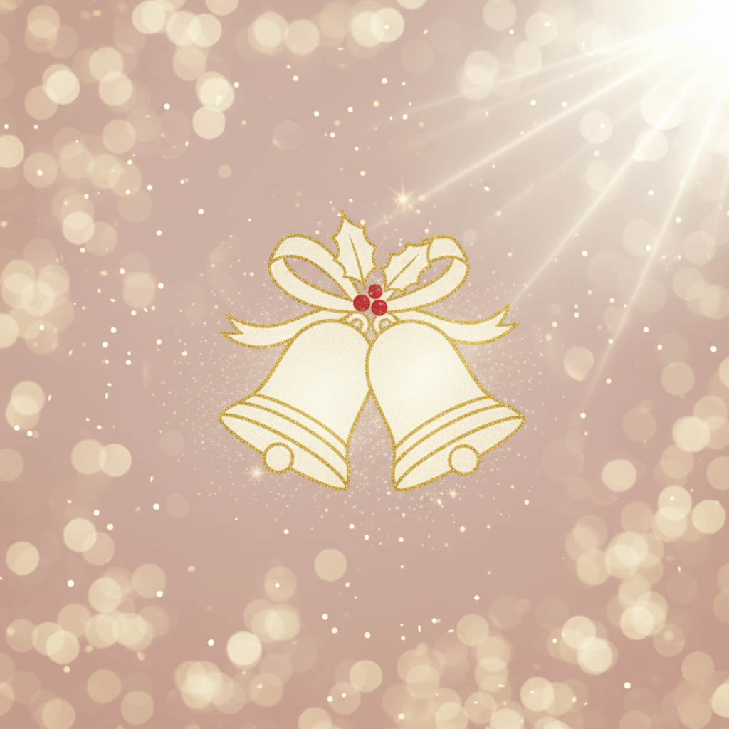 Minimalist & Elegant Christmas Magnet Set – 5 × 5 cm Square Magnets (Set of 9)