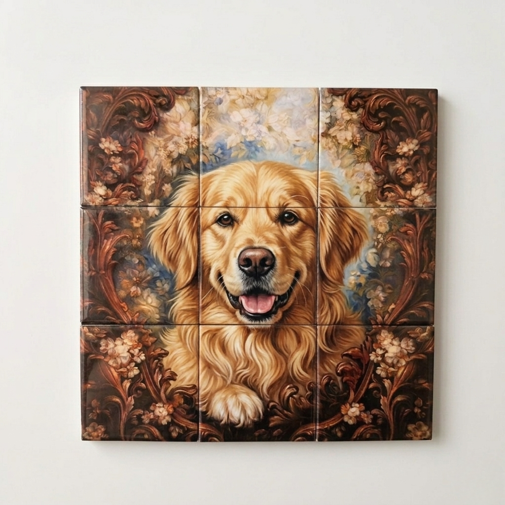 Personalisiertes magnetisches Foto-Puzzle – 9 teiliges Set (je 5 × 5 cm)