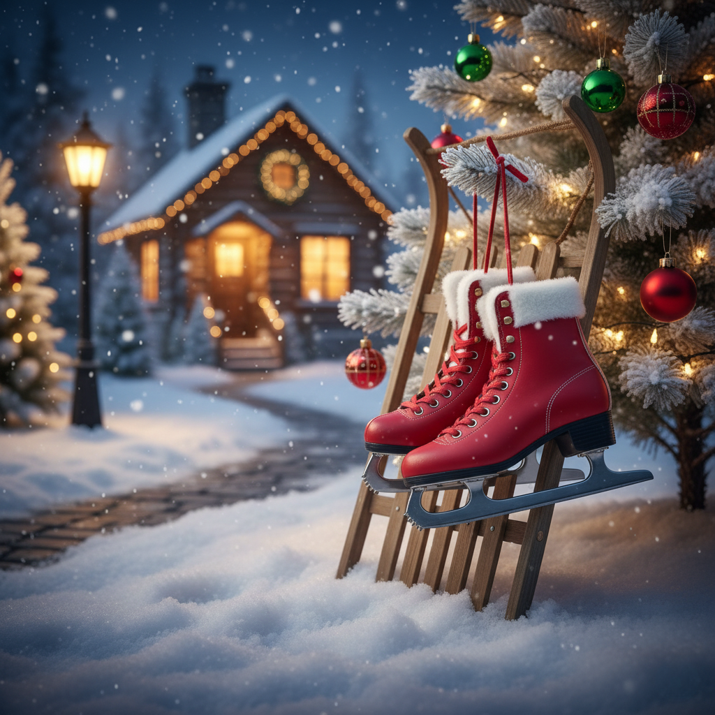 Cozy Christmas Magnet Collection – 5 × 5 cm Square (Set of 9)